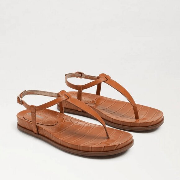 Sam Edelman Women's Naomi Leather Thong Sandals Size 10 - Picture 1 of 13
